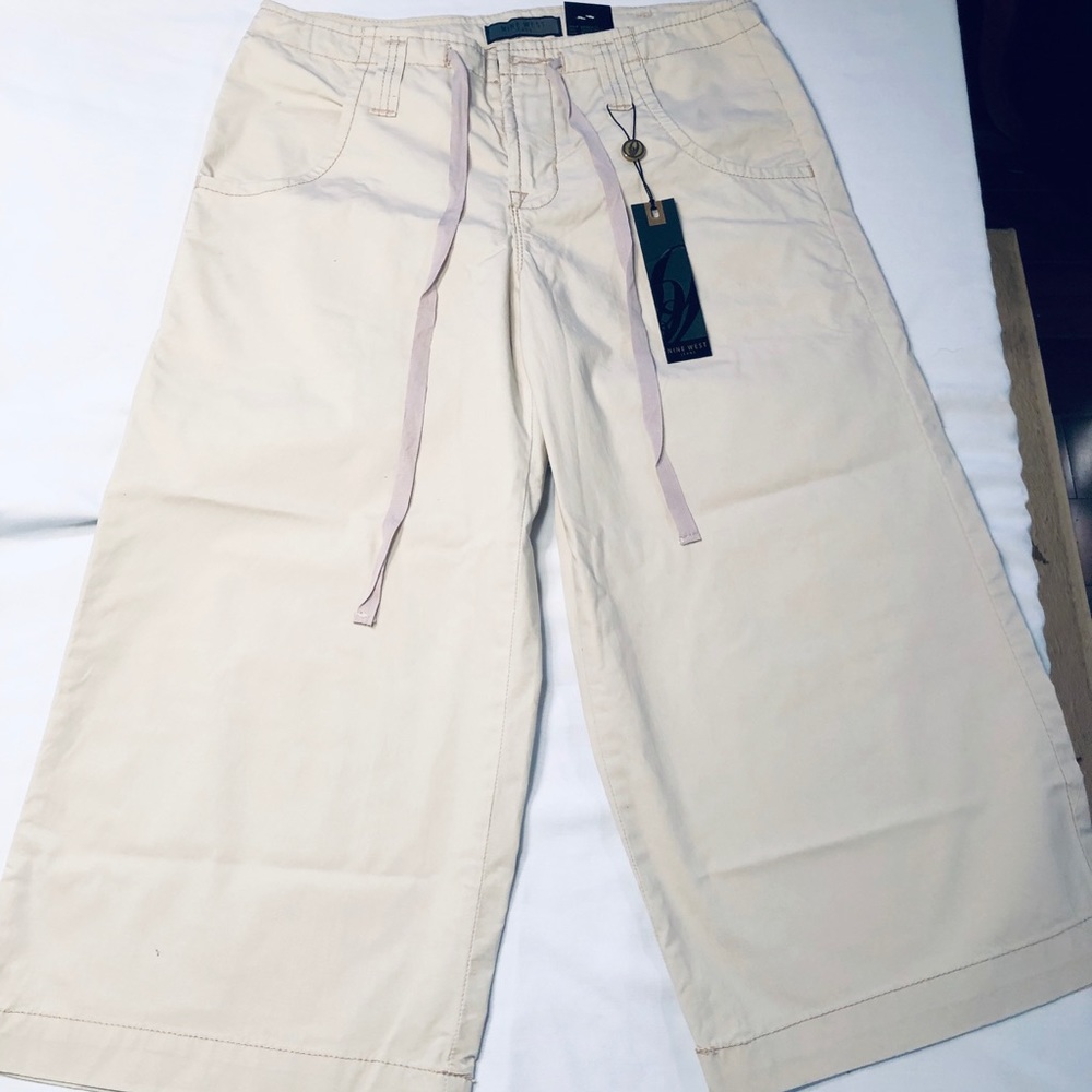 Wide Leg Cropped Pants